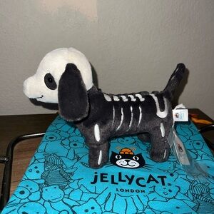 Jellycat Skeledog Dan Halloween Exclusive NWT